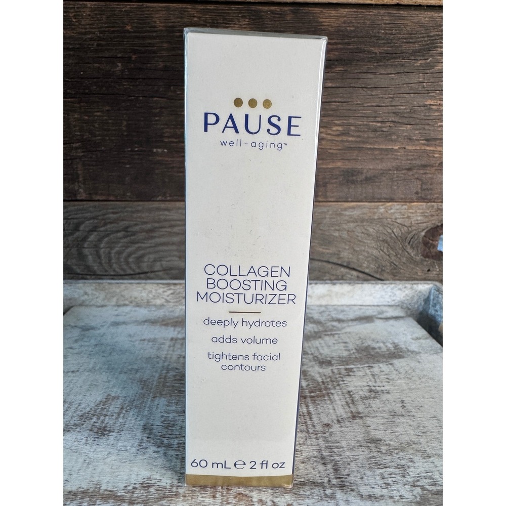 Pause Collagen Boosting Moisturizer | 2 fl oz 60ml | NIB Sealed | MSRP $75